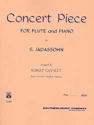 Concert Piece op.97 : for flute and piano - Salomon Jadassohn