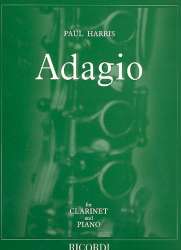 Adagio : for clarinet and piano - Paul Harris