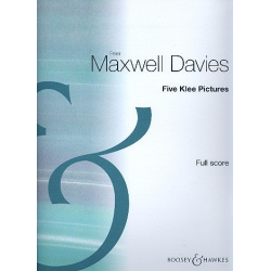 5 Klee Pictures : for school orchestra - Sir Peter Maxwell Davies