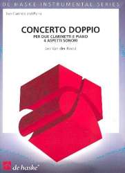 Concerto doppio : für 2 Klarinetten - Jan van der Roost