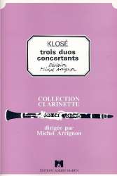 3 Duos concertants : pour 2 clarinettes - Hyacinte Eleonore Klosé