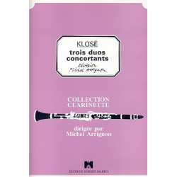 3 Duos concertants : pour 2 clarinettes -Hyacinte Eleonore Klosé