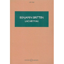 Lachrymae op.48a : for - Benjamin Britten