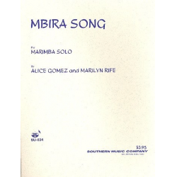 Mbira Song : for marimba solo - Alice Gomez