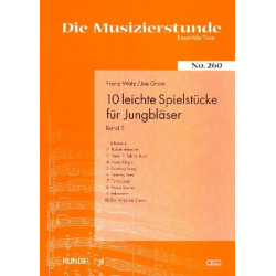 10 leichte Spielstücke für Jungbläser Band 2 -Franz Watz