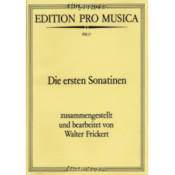 Die ersten Sonatinen : für Klavier -Carl Friedrich Abel