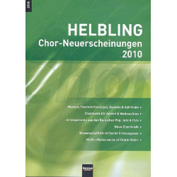 Katalog Chor - Neuerscheinung 2010 - Carl Friedrich Abel