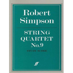 String Quartet No.9 (score) - Robert Simpson