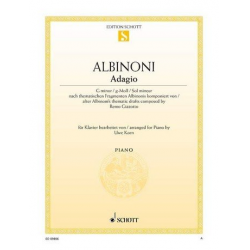 Adagio g-Moll : für Klavier - Tomaso Albinoni / Arr. Uwe Korn