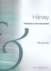 Fantasia in one movement for 4 clarinets - Paul Harvey