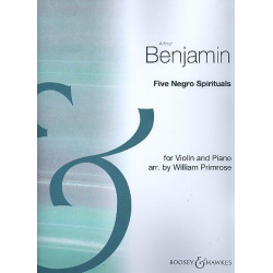 5 Negro Spirituals : für Violine und Klavier - Arthur Benjamin