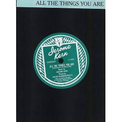 All the things you are : Einzelausgabe - Jerome Kern