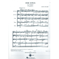 Hoe down : for string orchestra - Aaron Copland