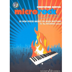 Microrock (+CD) : for piano -Christopher Norton