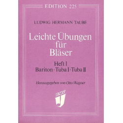 Leichte Übungen für Bläser Band 1 - Ludwig Hermann Taube