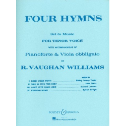 4 Hymns : for tenor, piano - Ralph Vaughan Williams