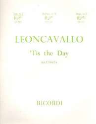 'Tis The Day : for low voice and piano - Ruggero Leoncavallo