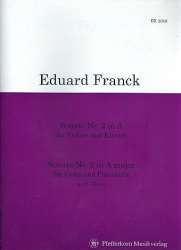 Sonate A-Dur Nr.2 op.23 : für Violine und Klavier - Eduard Franck