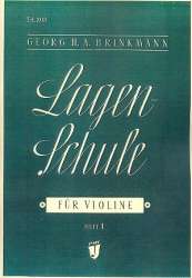 Lagenschule Band 1 : für Violine - Georg H.A. Brinkmann