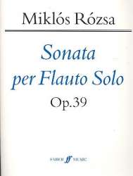 Sonate op.39 : für Flöte - Miklos Rozsa
