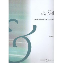 2 études de concert : pour guitare - André Jolivet