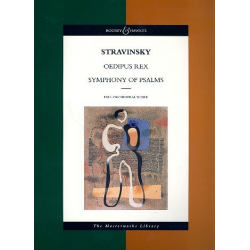 Oedipus rex  and  Symphony of psalms : - Igor Strawinsky