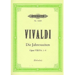 DIE JAHRESZEITEN OP.8,1-4 : FUER - Antonio Vivaldi