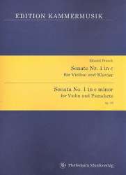 Sonate c-Moll Nr.1 op.19 : für Violine - Eduard Franck