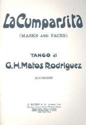 La Cumparsita : für 1-2 Akkordeons -Gerardo Hernan Matos Rodriguez