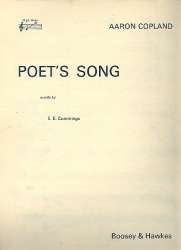 Poet's Song : for sopran and piano - Aaron Copland