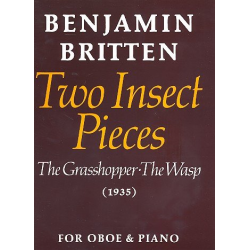 2 Insect Pieces : for oboe and piano - Benjamin Britten