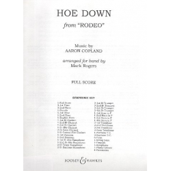 Hoe down from rodeo : für Blasorchester - Aaron Copland