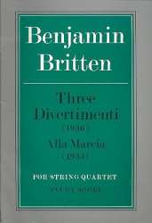 3 Divertimenti (1936) and  Alla  marcia (1933) : - Benjamin Britten