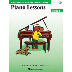 Piano Lessons Book 4 (Book/CD) - Barbara Kreader
