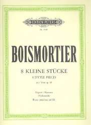 8 kleine Stücke aus op. 40 für Fagott & BC. -Joseph Bodin de Boismortier / Arr.Erich Doflein