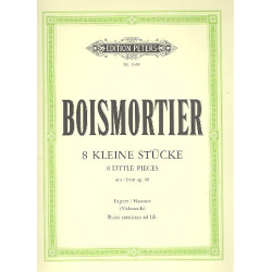 8 kleine Stücke aus op. 40 für Fagott & BC. -Joseph Bodin de Boismortier / Arr.Erich Doflein