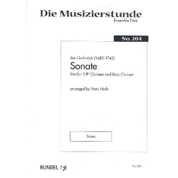 Sonate : für 2 Klarinetten -Jan Ondracek