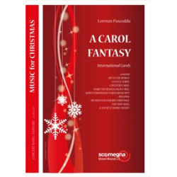 A Carol Fantasy : für Blasorchester -Lorenzo Pusceddu