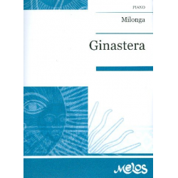 Milonga : para piano -Alberto Ginastera