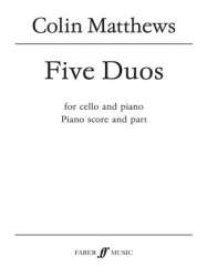 Five Duos (cello and piano) - Collin Matthews