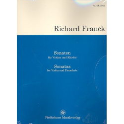 Sonaten : für Violine und Klavier - Richard Franck