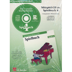 Klavierschule Band 4 - Spielbuch : CD - Barbara Kreader
