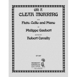 On a clear Morning : for flute, - Philippe Gaubert