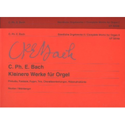 Sämtliche Orgelwerke Band 1 und  2 : - Carl Philipp Emanuel Bach