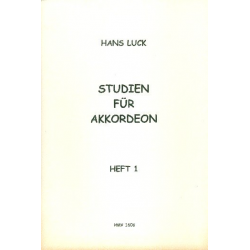 Studien für Akkordeon Band 1 - Hans Luck