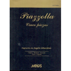 5 piezas : para guitarra - Astor Piazzolla