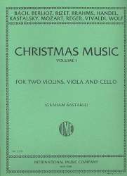 CHRISTMAS MUSIC ,  Volume I, for 2 Violins, Viola and Cello (Bastable) score and parts - Diverse
