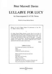 Lullabye for Lucy : - Sir Peter Maxwell Davies