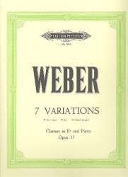 7 Variationen op.33 für Klarinette & Klavier -Carl Maria von Weber