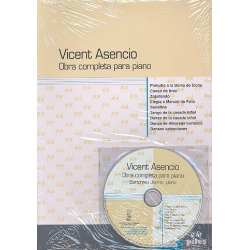 Obra completa (+CD) : para piano - Vicente Asencio